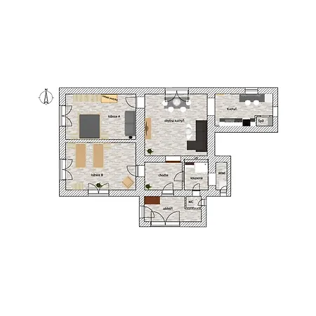 Apartment Moderni Klidny V Prirode, S Parkovanim. *